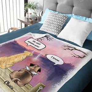 They Still Talk About You - Personalized Blanket.