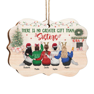 Il n'y a pas de plus beau cadeau que notre amitié - Décoration de Noël en bois personnalisée en forme de Benelux - Cadeau pour meilleure amie, meilleure amie, sœur, cadeau d'anniversaire pour meilleure amie et amie, cadeau de Noël