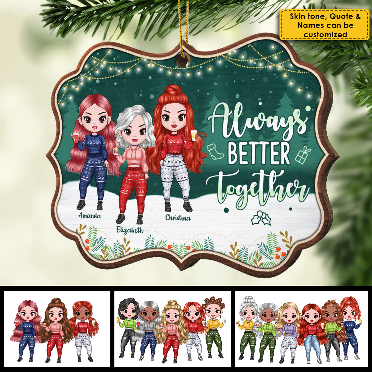 You Are My Person - You Will Always Be My Person - Personalized Shaped Ornament.