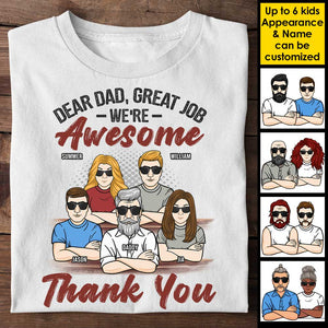 Cher papa, nous sommes géniaux - T-shirt unisexe personnalisé, sweat à capuche - Cadeau pour papa