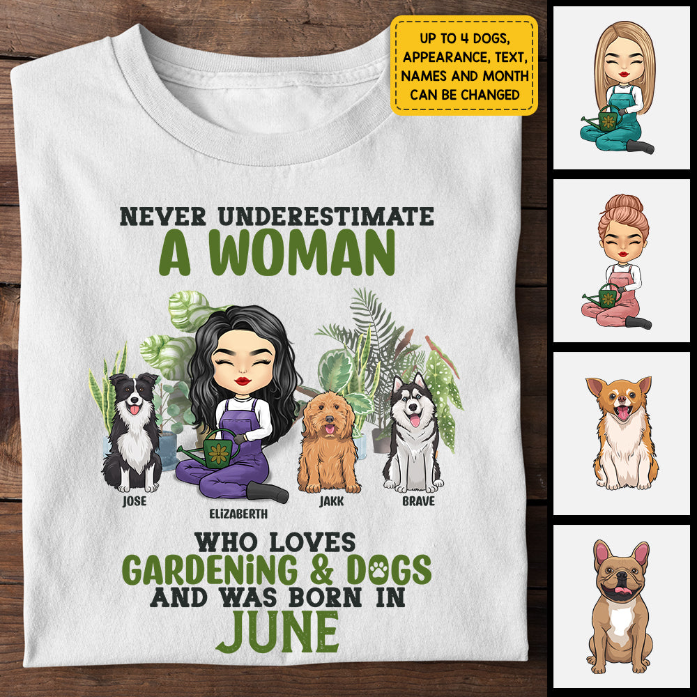 J'adore le jardinage et les chiens ! T-shirt et sweat à capuche unisexe personnalisé ! Cadeau pour les amoureux du jardinage et des animaux.