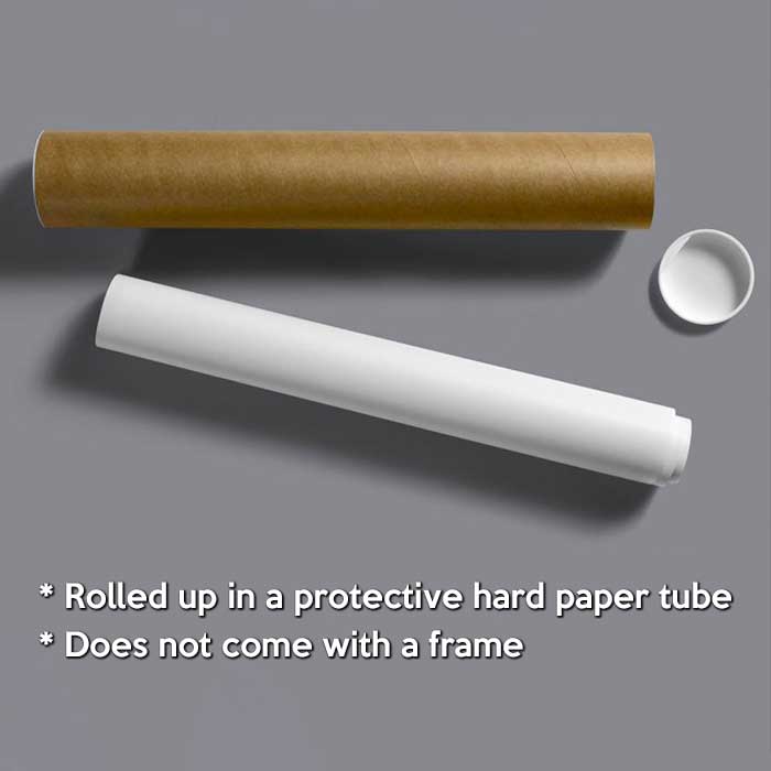 Grow Old Along With Me - Upload Image, Gift For Couples - Personalized Horizontal Poster.