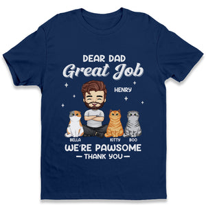 Nous sommes géniaux, merci - T-shirt unisexe personnalisé pour chien et chat, sweat à capuche, sweat-shirt - Fête des pères, cadeau pour les propriétaires d'animaux, amoureux des animaux