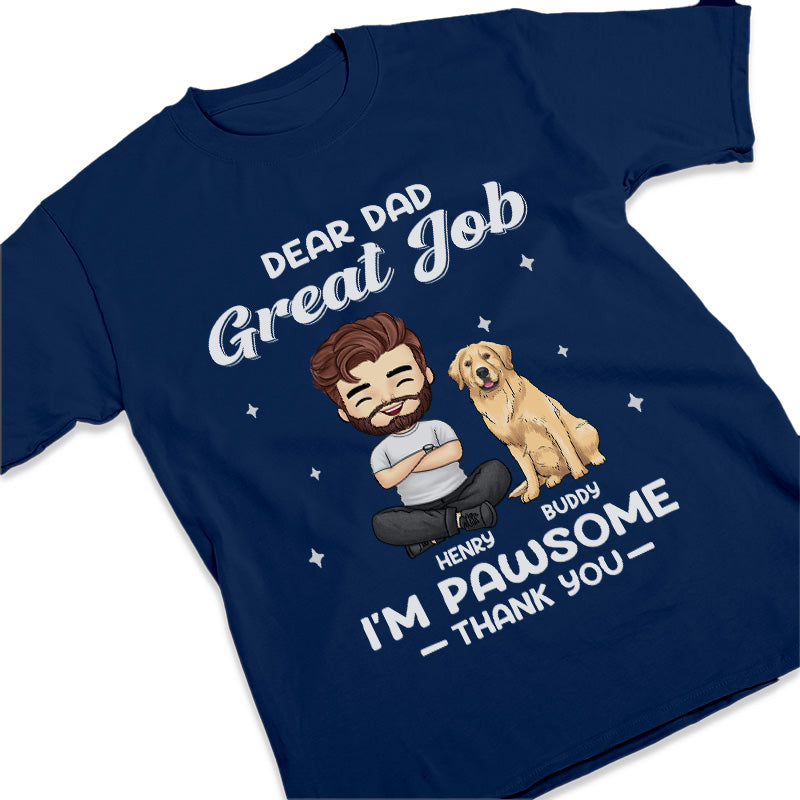 Nous sommes géniaux, merci - T-shirt unisexe personnalisé pour chien et chat, sweat à capuche, sweat-shirt - Fête des pères, cadeau pour les propriétaires d'animaux, amoureux des animaux