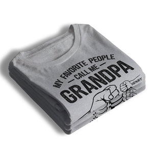 A Great Grandpa's Full Of Strength - Family Personalized Custom Unisex T-shirt, Hoodie, Sweatshirt - Father's Day, Birthday Gift For Grandpa