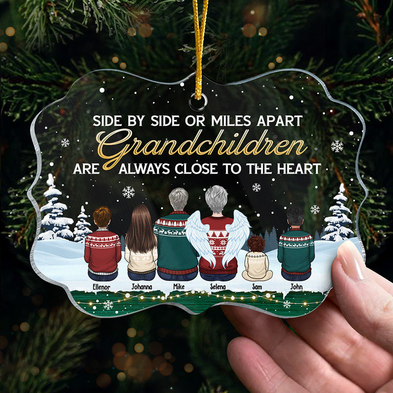 Il n'y a pas de plus beau cadeau que les petits-enfants - Décoration familiale personnalisée - Forme Benelux en acrylique - Cadeau de Noël pour les membres de la famille